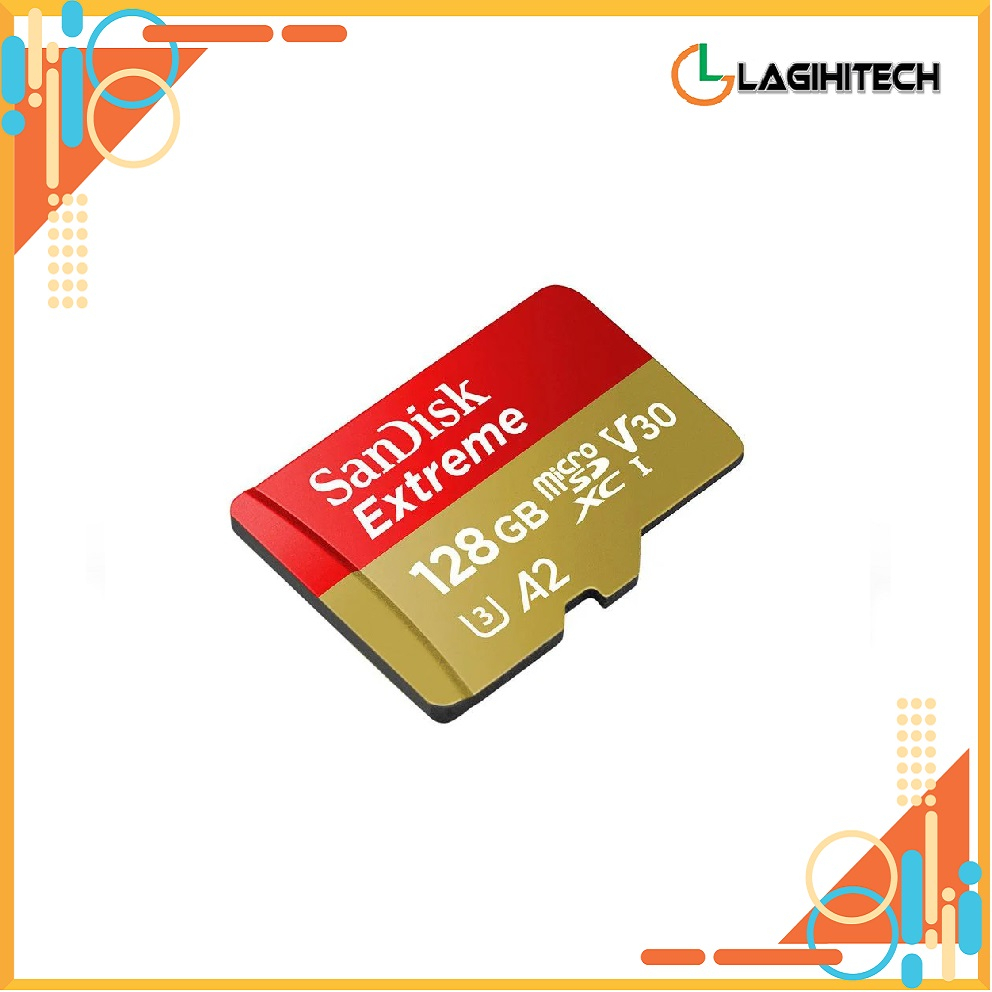 Thẻ nhớ MicroSDXC SanDisk Extreme A2 64GB /128GB / 256GB V30 U3 4K Class 10 UHS-I 190MB/s - Chính Hãng