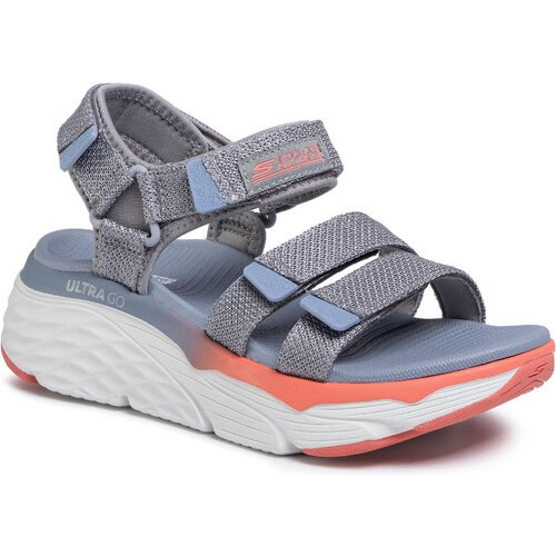 Giày Sandal Skechers Nữ Đế Cao Phối Quai Ngang Max Cushioning Slay