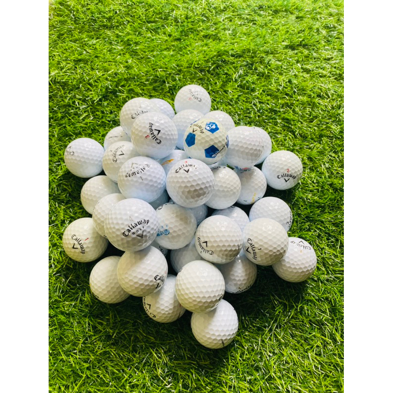 Bóng golf Callaway - thương hiệu Mỹ cam kết chính hãng - bóng 3-4 lớp mới 80-85%