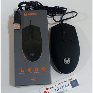 Chuột máy tính MIXIE M02 Wired Optical Mouse (Hàng chính hãng)