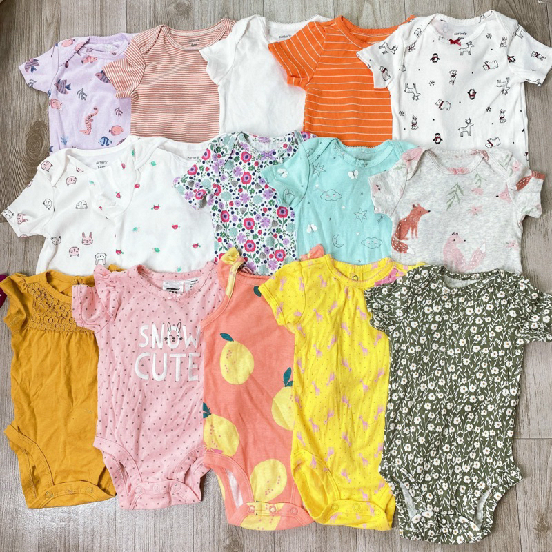Body chip cotton ngắn tay cho bé đủ size 3m-24m