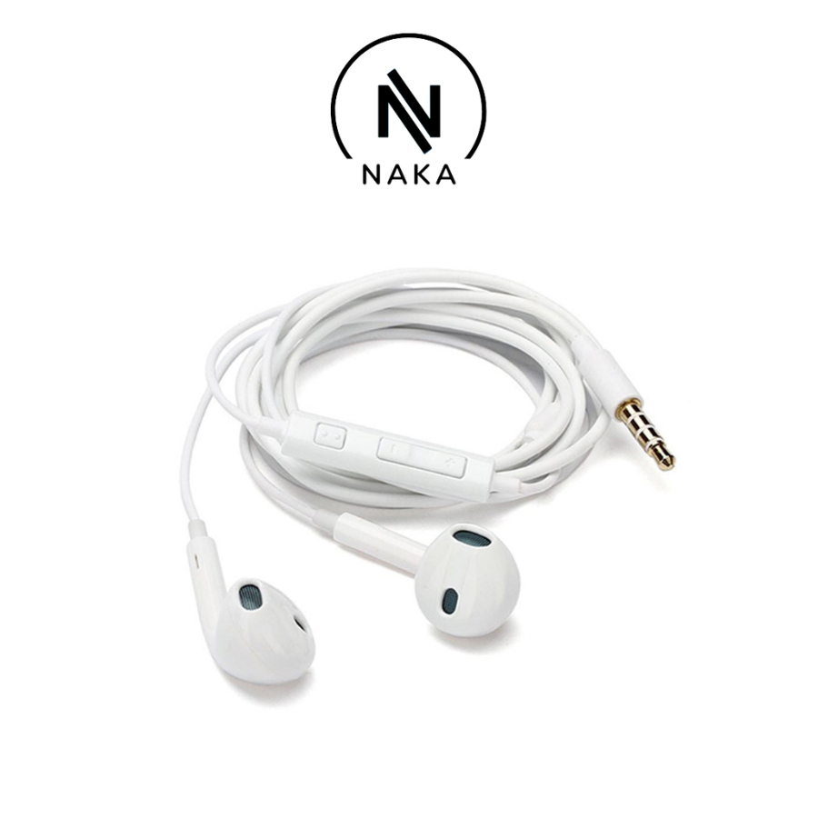 Tai nghe nhét tai Jack 3.5mm DX03 có dây chống ồn có mic tích hợp điều khiển âm lượng cho Oppo Samsung Sony Xiaomi NAKA