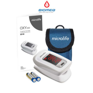 Máy đo nồng độ oxy trong máu SPO2 và nhịp tim Microlife Oxy 200