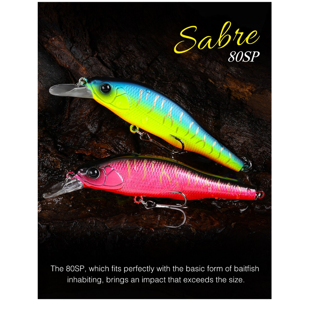 Mồi Lure MINNOW chuyên săn chẽm, nhồng, hồng miêu TSURINOYA DW102 10gram Hitalure phân phối
