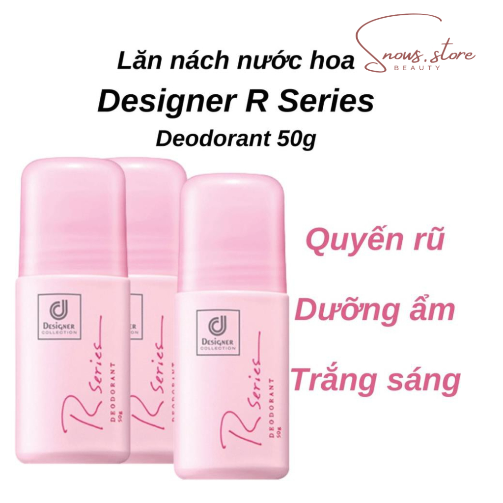 Lăn nách hồng Rseries Thái Lan 50g lăn khử mùi nước hoa Rseries