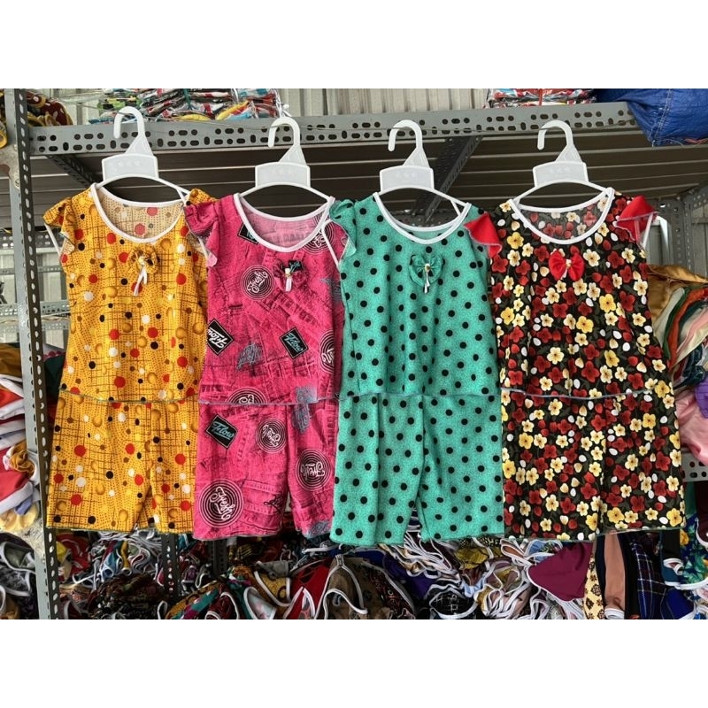 Combo 5 bộ thun lạnh bé gái 8-22kg