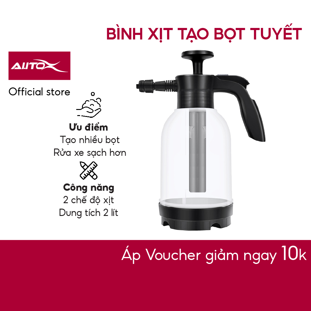 Bình xịt bọt tuyết rửa xe ô tô xe máy AutoX áp suất mạnh tạo bọt nhiều tiết kiệm thời gian rửa xe
