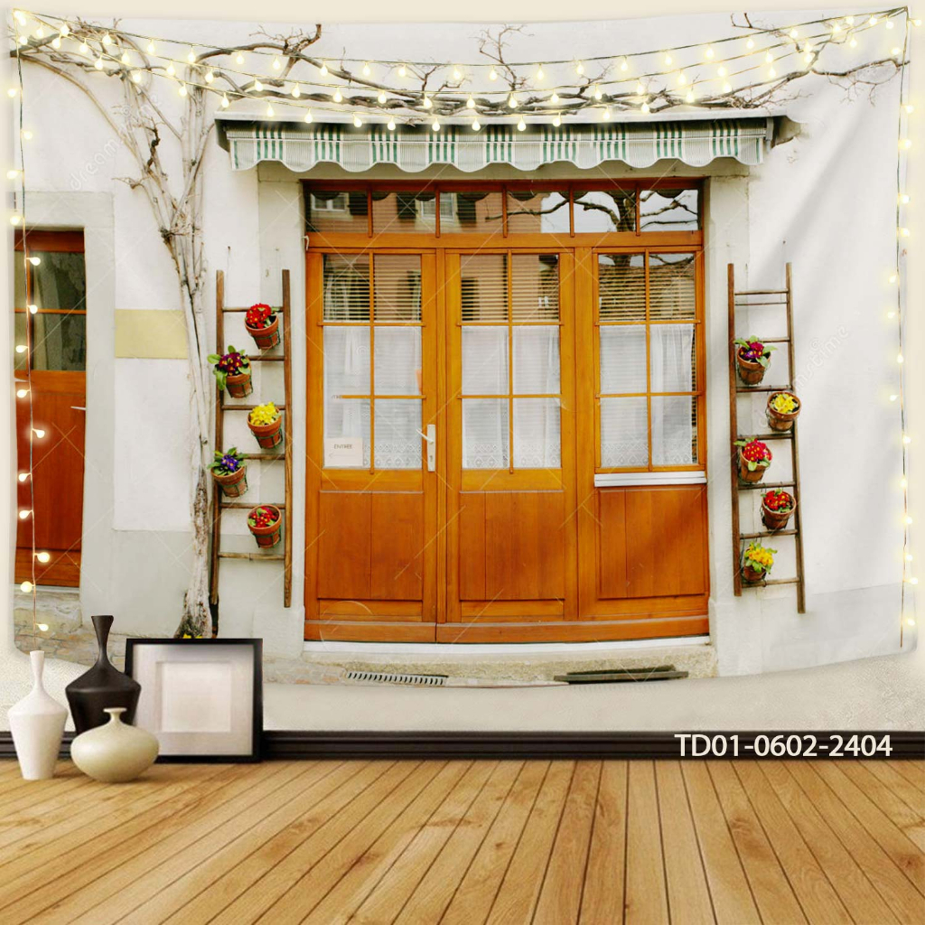 Tranh vải treo tường decor phòng khách, phòng ngủ, backdrop sự kiện 🎁 Tặng kèm bộ móc treo