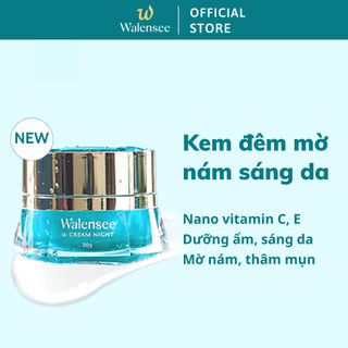 Kem dưỡng da ban đêm walensee dưỡng ẩm sâu, mờ thâm, dưỡng sáng da walensee cream night 20g
