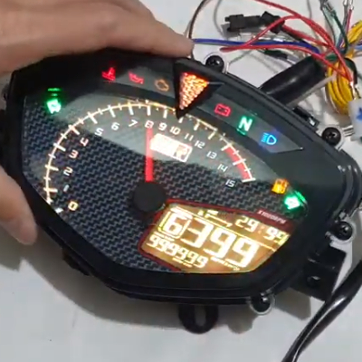 Đồng hồ điện tử UMA KOSO gắn xe SIRIUS / EXCITER kèm bảng hướng dẫn - 1339 -