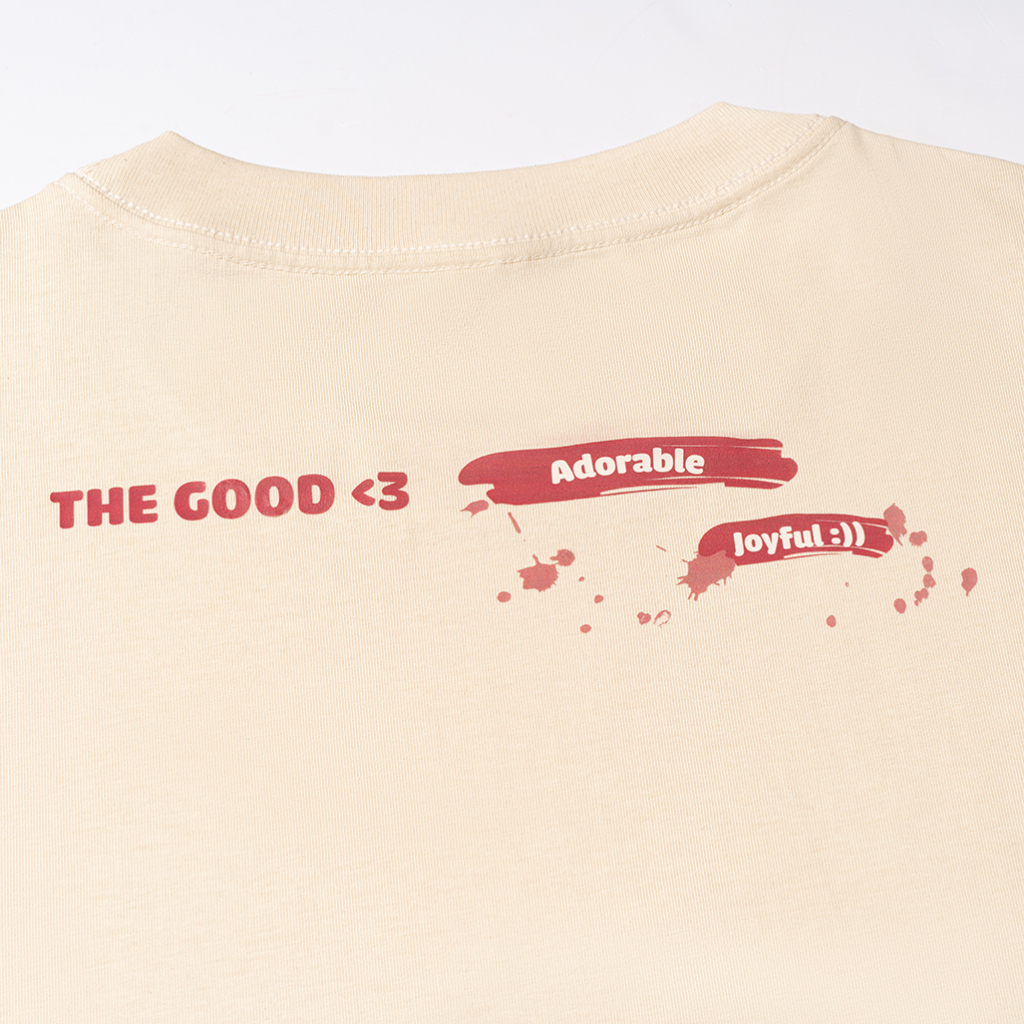 Áo Thun Local Brand THE GOOD "Lotso Strawberry Bear" In Hình Gấu Hồng Cute, Áo Phông Form Rộng Nam Nữ