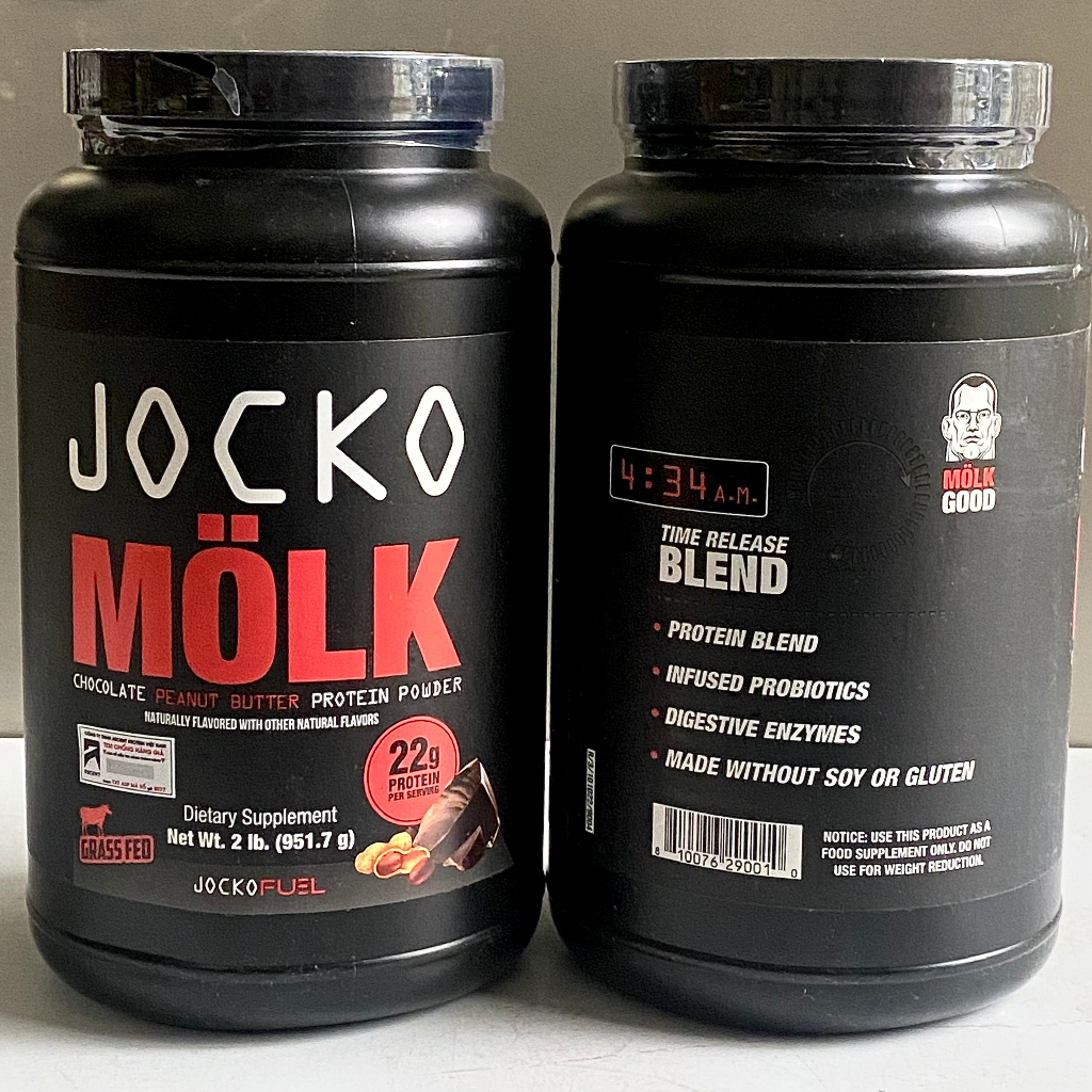 Grass-Fed Whey protein chiết xuất La hán JOCKO MOLK 950g : Bổ sung đạm