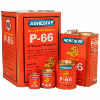 Keo dính đa năng p66 con rồng vàng 110ml, 220ml,600ml