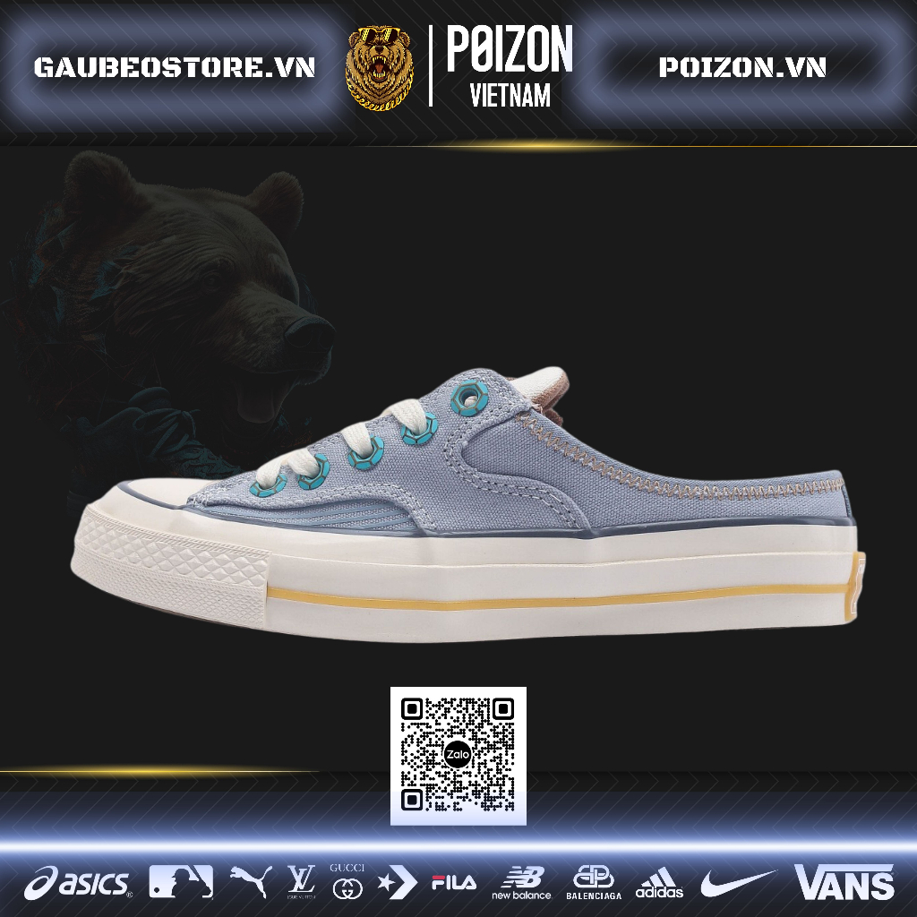 Giày Best Original Quality *like*auth like*authentic Sneaker *_Converse Chuck 70 Mule_* A06803C