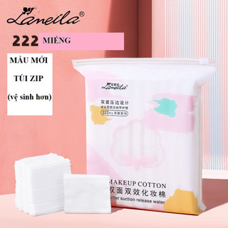 [Chính hãng] Túi zip bông tẩy trang Lameila 222 miếng (mẫu mới)