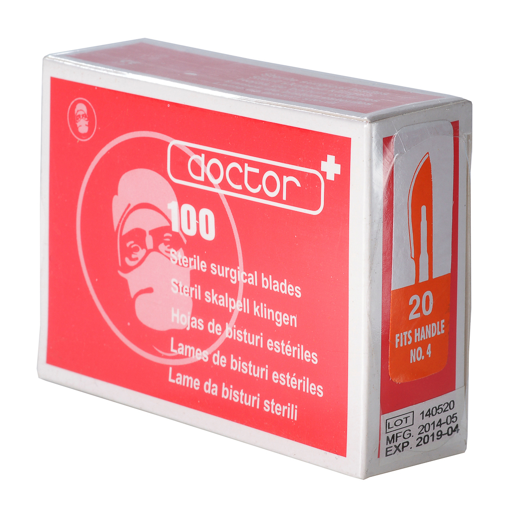 Lưỡi dao mổ số 20 hộp 100 cái