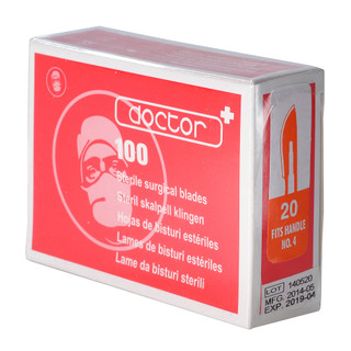 Lưỡi dao mổ số 20 hộp 100 cái