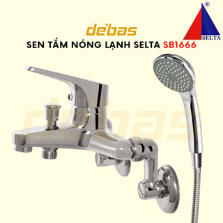 Bộ vòi sen tắm nóng lạnh cao cấp đồng mạ crom bảo hành 36 tháng chính hãng Selta SB1666 SB2018 SB6168