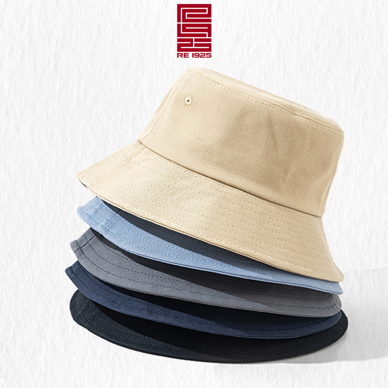 Nón bucket tai bèo Re1925 Studio - Mũ xô trơn nam nữ phong cách ulzzang Hàn Quốc BK01