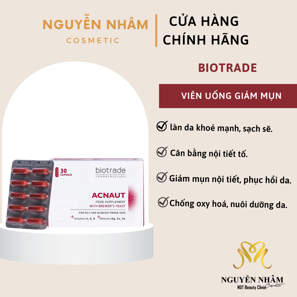 Biotrade Viên uống Acnaut Food