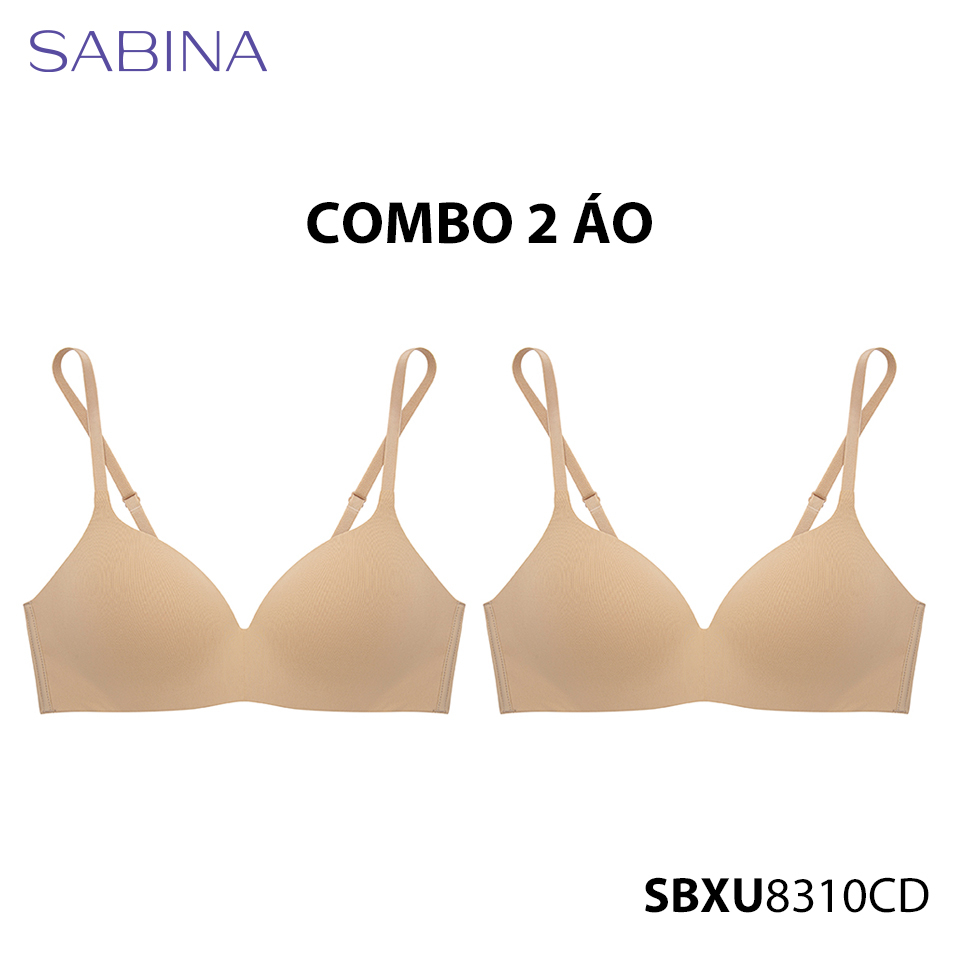 Combo 2 Áo Lót Không Gọng Không Viền May Mút Mỏng Màu Trơn Thời Trang Pretty Perfect By Sabina SBXU8310 -Mã mới NBU23006