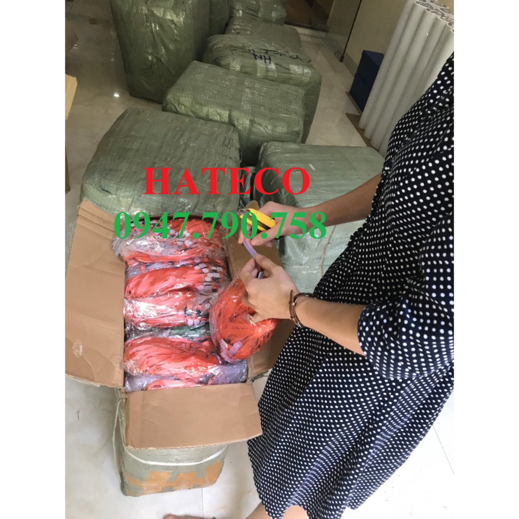 Dây đeo thẻ DÂY DÙ KẸP SẮT ĐEN , bản rộng 1cm - Dây đeo thẻ nhân viên học sinh