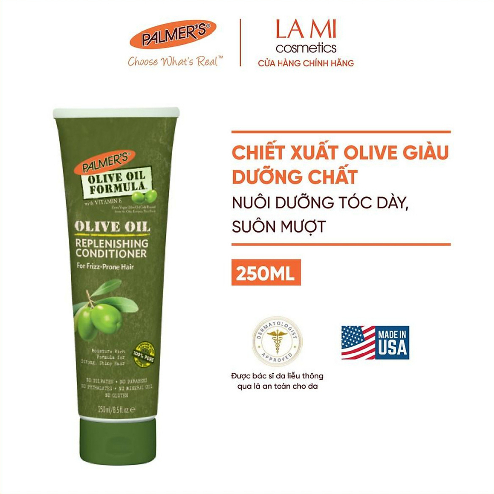 [14/02/25] Dầu xả mượt tóc chiết xuất từ Olive Palmer's 250ml