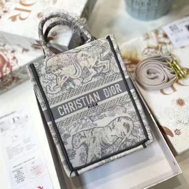 (Full box-Size mini）Túi xách BOOK TOTE size mini hoạ tiết thiên nhiên rực rỡ