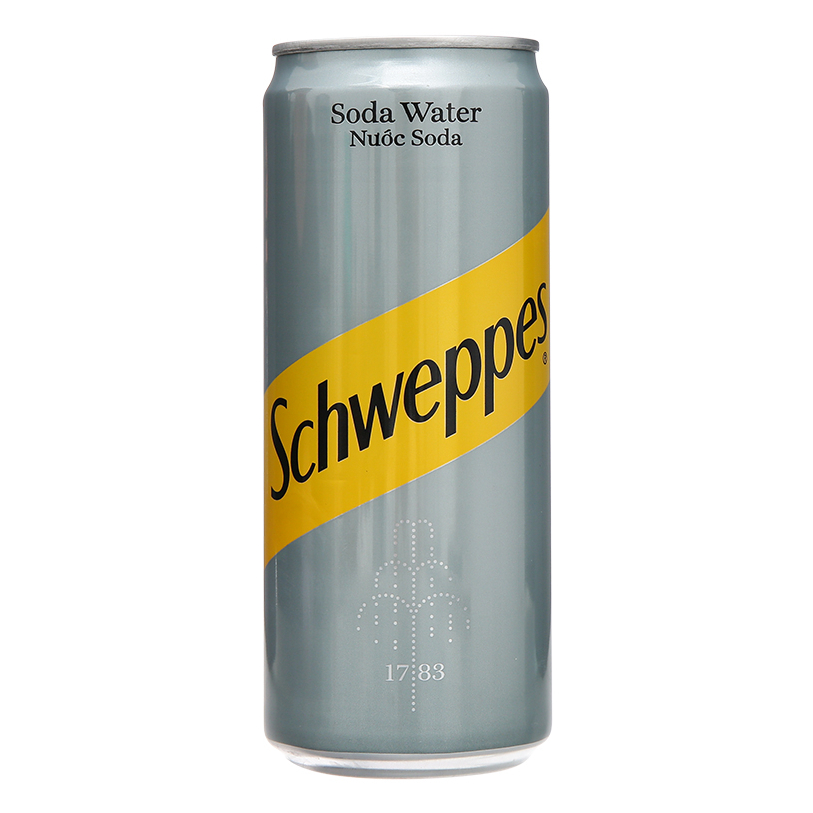 Lốc 6 lon Soda Schweppes 330ml