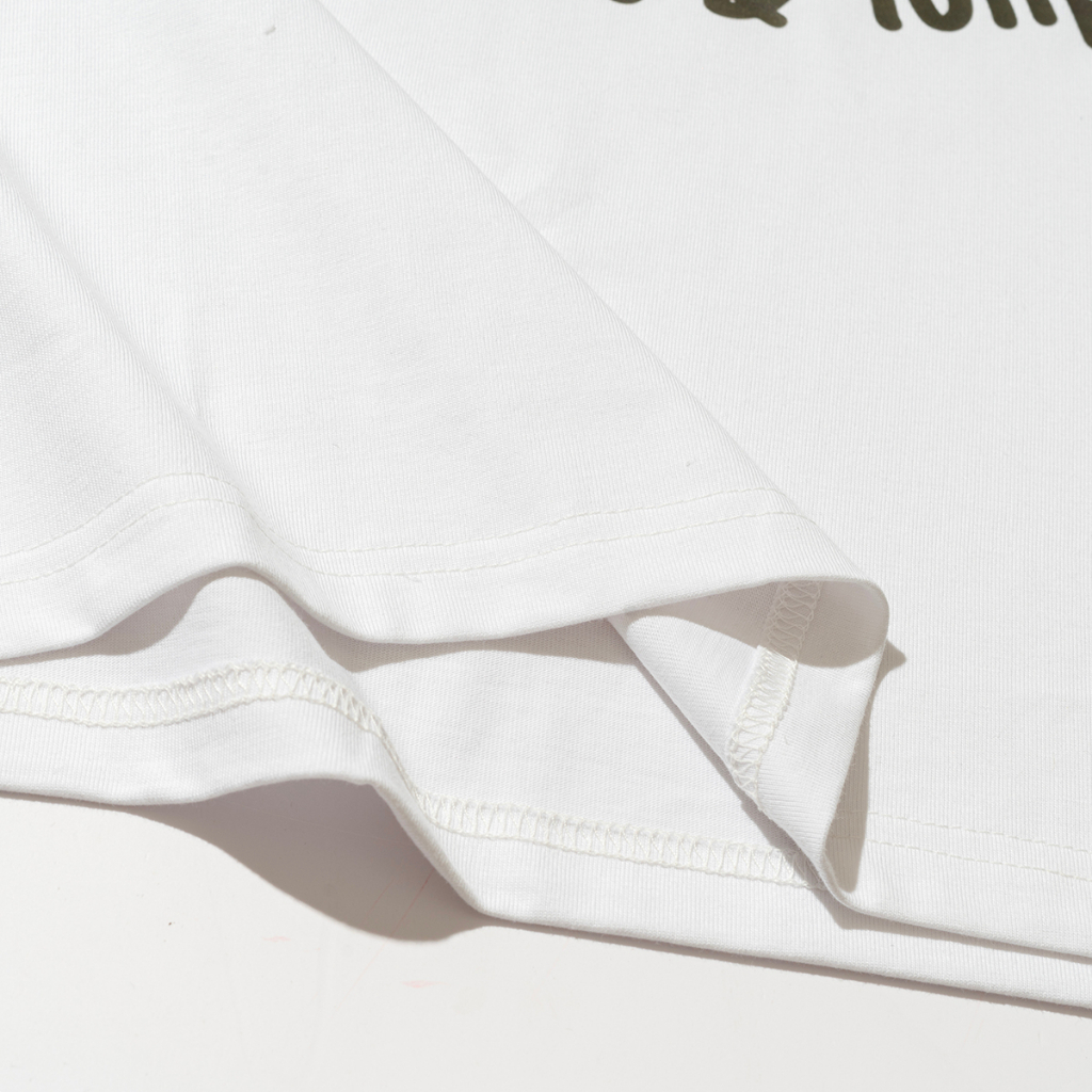 Áo Phông Nữ THE GOOD "Rabbit & Tulip" Form Oversize, Áo Thun Họa Tiết Hoa Chất Liệu Cotton Co Giãn