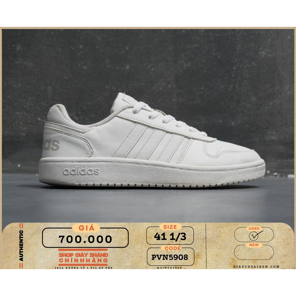 Giày 2hand Adidas neo Hoops 2.0 'Cloud White' DB1085 - 5908