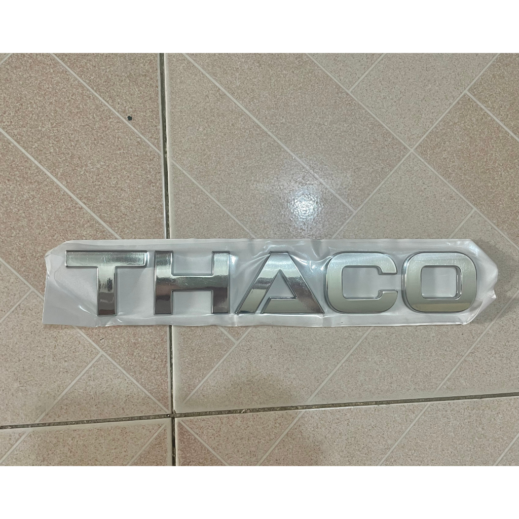 Tem Chữ, Logo THACO, COunty mạ INOX