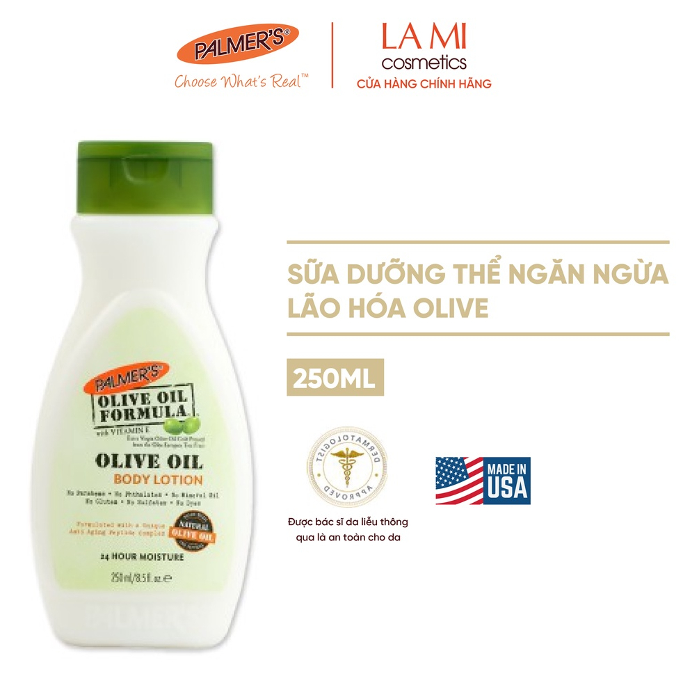 Sữa dưỡng thể ngăn ngừa lõa hóa Olive Palmer's 250ml