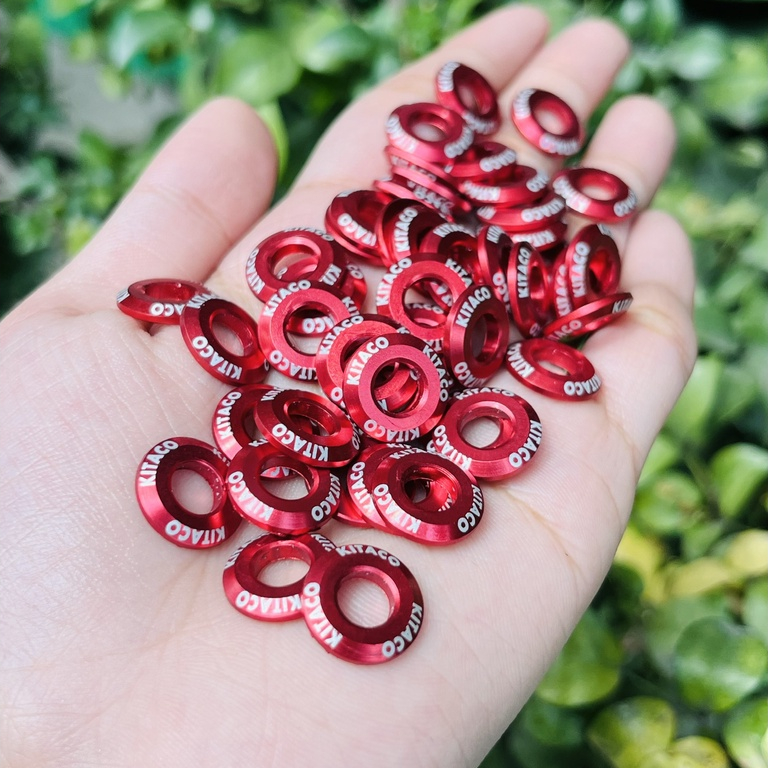 Lông đền lốc máy 5li 6li 8li 10li 12li 14li Nhôm CNC