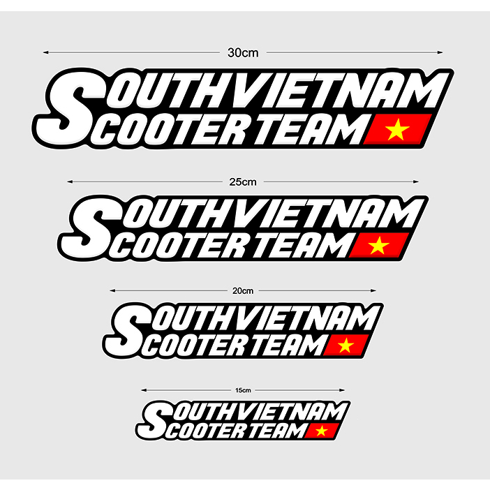 Tem Scooter team Việt Nam