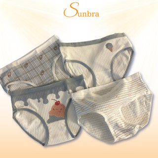 Quần Lót Nữ Cotton Kháng Khuẩn Khử Mùi Hoạ Tiết Dễ Thương SUNBRA 615