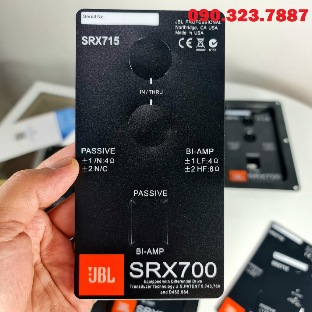 Trạm Loa JBL srx-700 kèm speakon & công tắc Bi-amp. Loại tốt