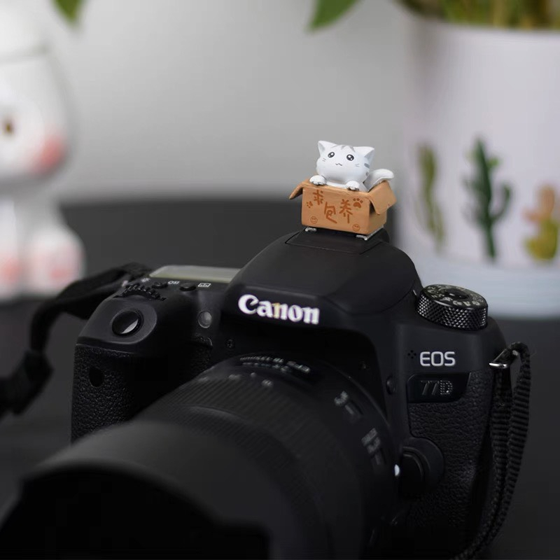 Hotshoe hình Mèo Cute, cài chân flash máy ảnh