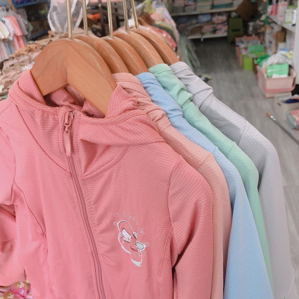 Dokma_Áo chống nắng cho bé trai, bé gái size 1-10Y