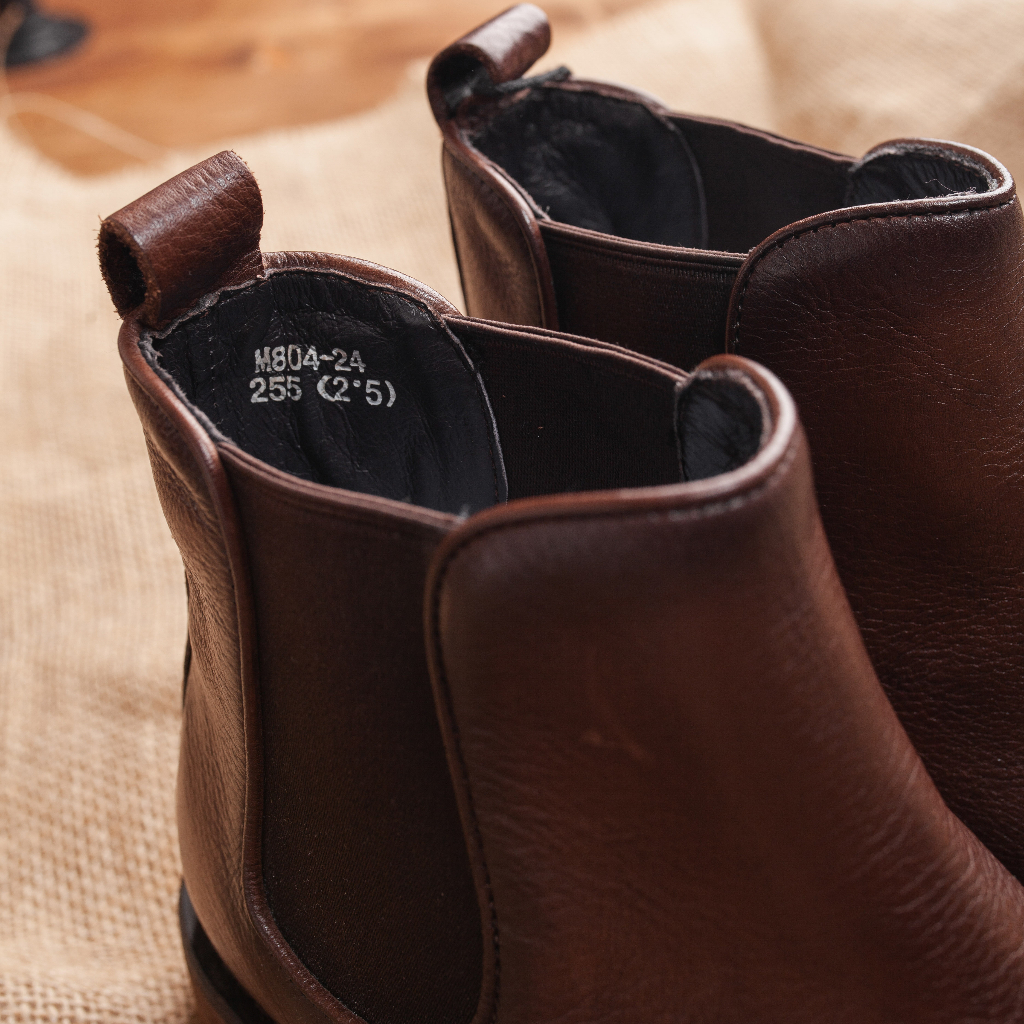 Giày Chelsea Boots Da Bò Cao Cấp DUSTYMAN