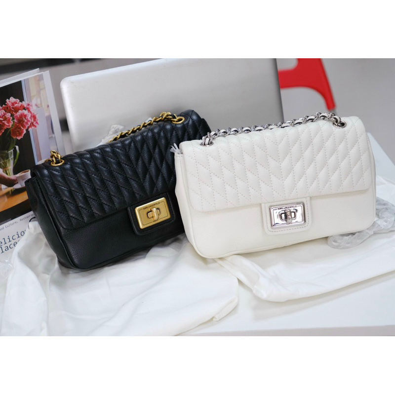 📛RẺ VÔ ĐỊCH📛TÚI KA**RL LAGERFELD PARIS AGYNESS NỮ DA THẬT