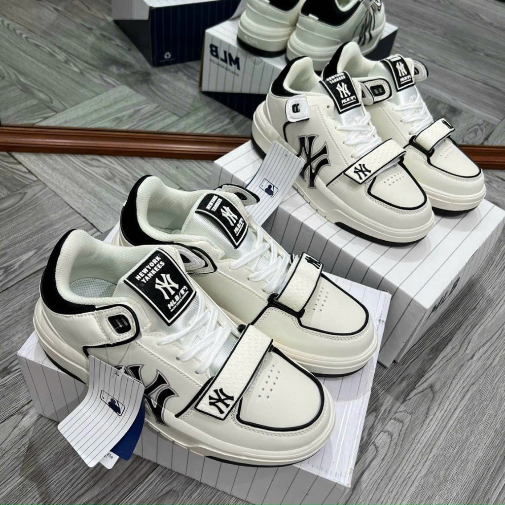 Giày thể thao MLB chunky liner dán, Giày MLB Chunky quai dán Bản Cao Cấp Độn Đế 5cm hot trend 2023 - gialonggiay