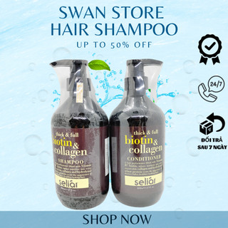 Dầu gội xả biotin & collagen chống rụng tóc, kích thích mọc tóc chính hãng swan store