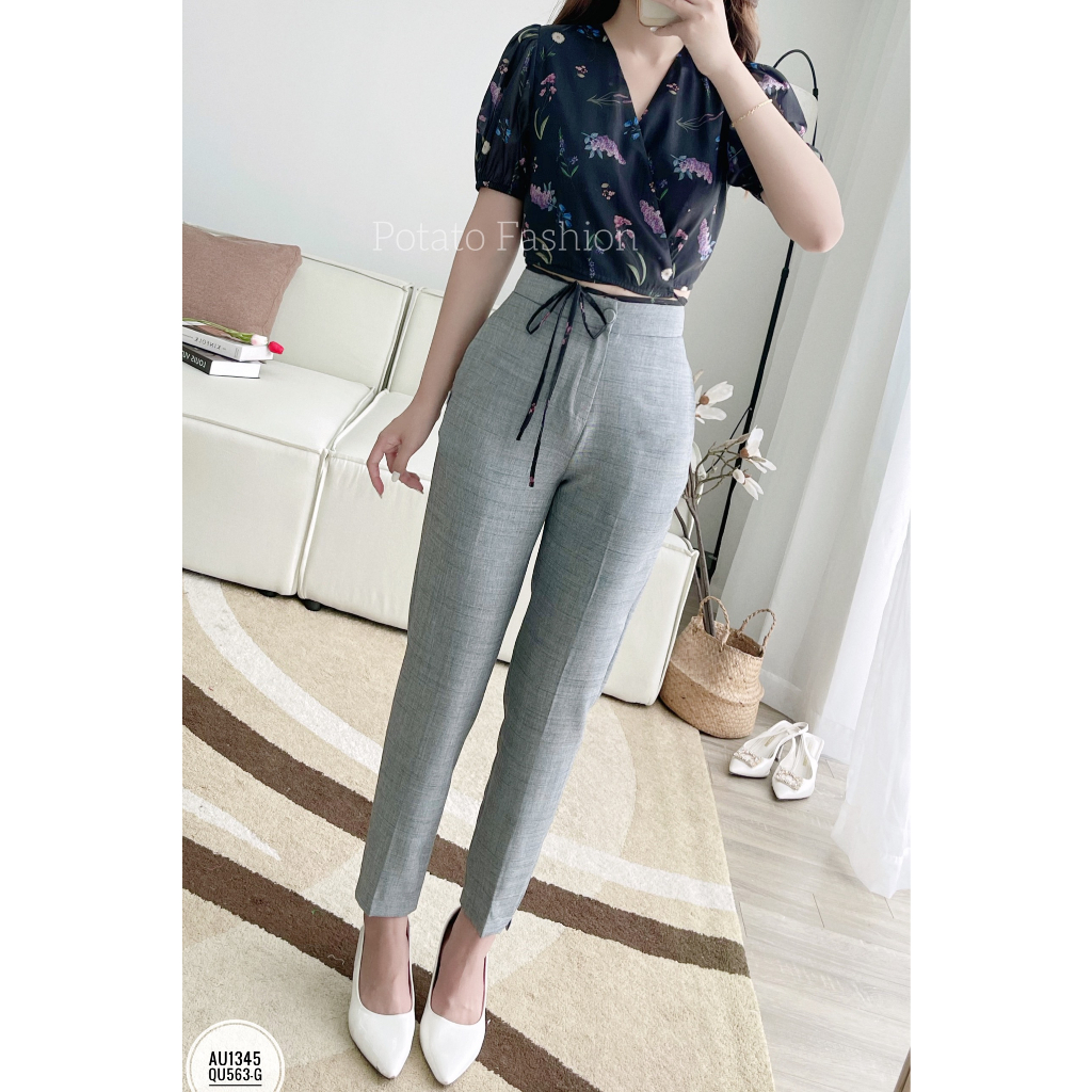 Quần baggy xẻ gấu túi sườn 02