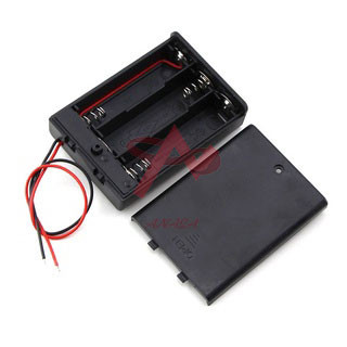 Đế Pin AA Có Nắp - Đế Pin Con Thỏ AA 1,5V (Đấu Nối Tiếp)