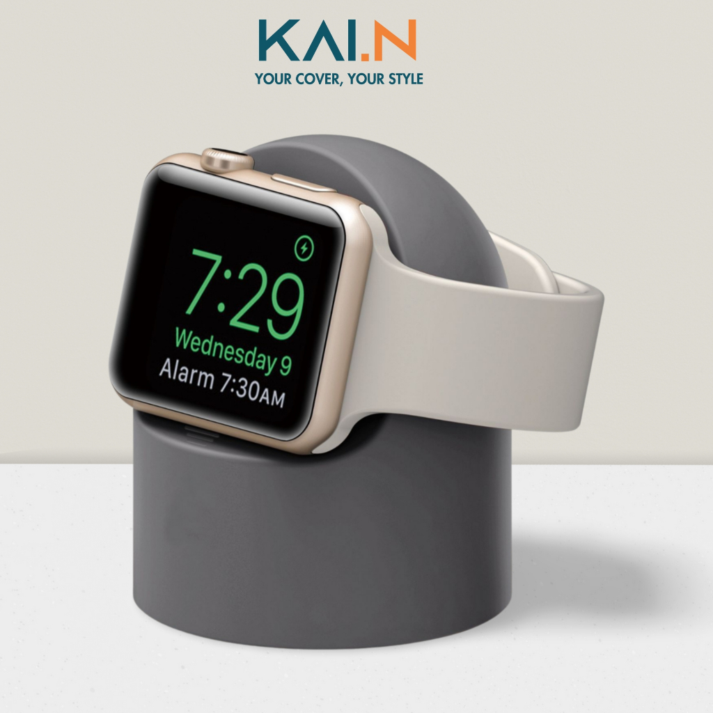 Giá Đỡ Dock Dành Cho Apple Watch Ultra / Apple Watch Series 1-8/SE/SE 2022, Kai.N Silicone Stand