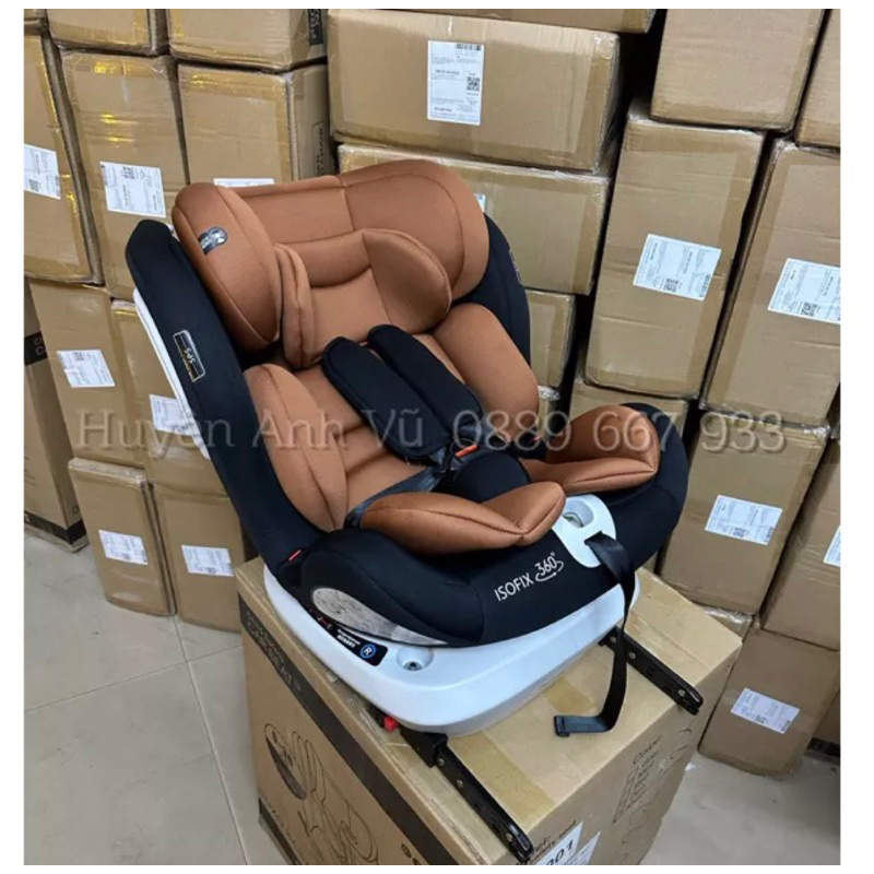 Ghế ngồi ô tô cho bé 360 độ Isofix an toàn DUXO BABY mẫu 2023. Ghế Ngồi Oto Cho Bé Từ 0-12 Tuổi