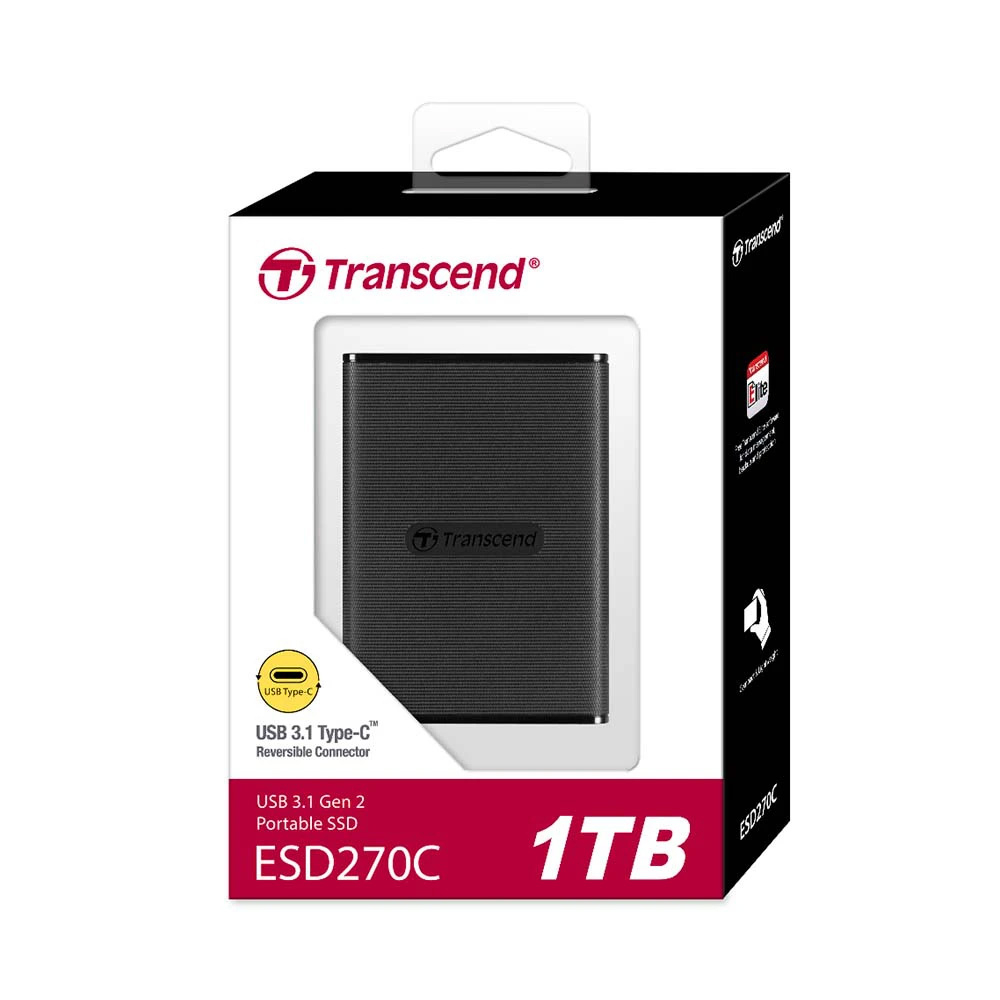 Ổ cứng di động SSD 1TB Transcend ESD270C 520MB/s TS1TESD270C