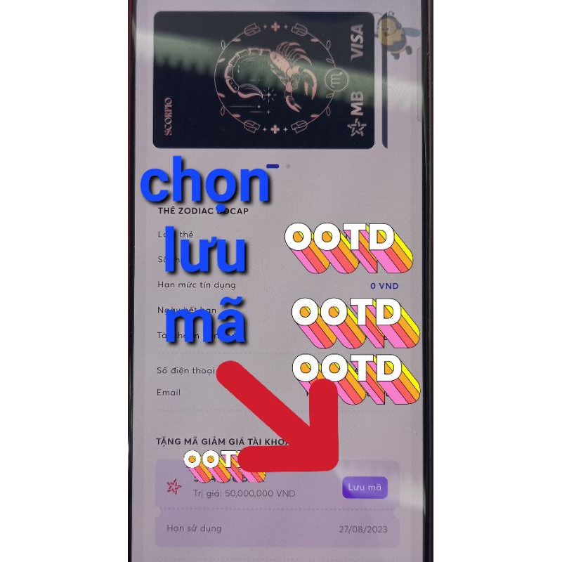 MBBank thẻ Lady Card Hi Visa Collection 2in1 ATM