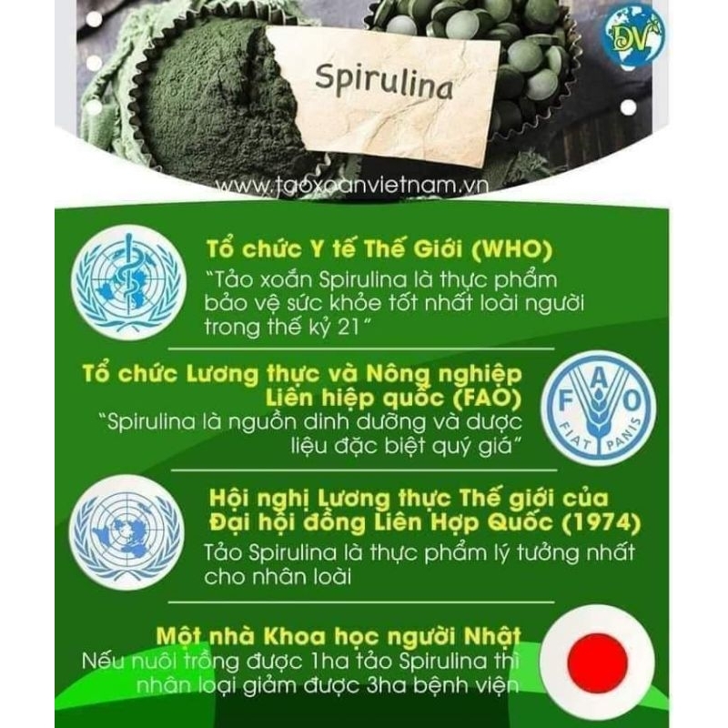 [ Tảo xoắn Đại Việt ] Nami Spirulina Kings